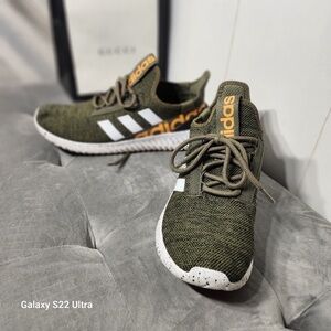 Green cloud foam shoes adidas